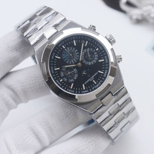 金750品牌：江诗丹顿-Vacherron DDD 类型：纵横四海系列男士腕表 DDD 壳套：顶级版316精钢L DDD 表带：进口小牛皮 316精钢表带 耐用