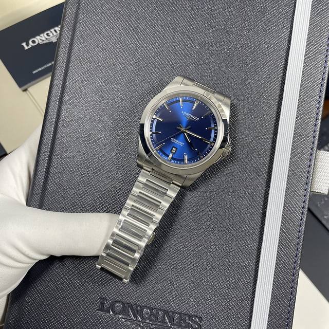 优雅焕新｜2026新品首推 DDD 浪琴康卡斯悦动系列 优雅银 经典黑 百搭绿 深邃蓝 DDD 原版开模1:1，对版41Mm尺寸316精钢材质，Cnc精工艺打造