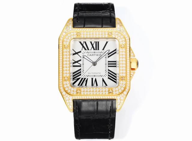 Hy Factory 卡地亚 Cartier Sf1 山度士系列 男款100周年纪念版强势来袭 。 DDD [原版开模卡地亚 山度士 ] DDD 1 表壳 正品