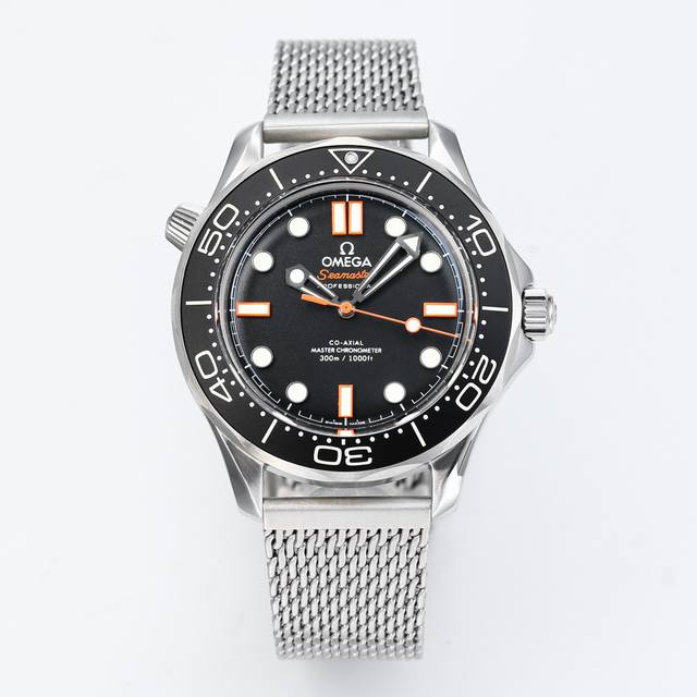 Er Factory 欧米茄 Omega 海马系列 米潜水表“橙风破浪”版 Er6乘风破浪会有时，直挂云帆技沧海！ DDD 欧米伽外观设计延续了007版海马 米