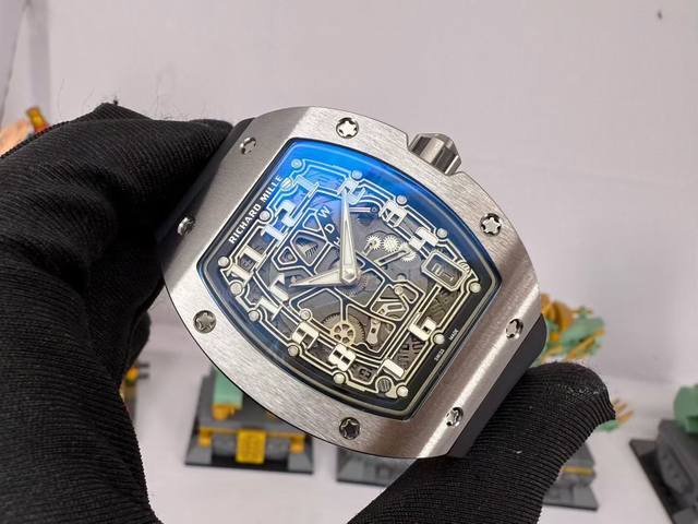 新版Rm67-01改装升级对版原装尺寸38.7×47.5×7.75厚度 五级钛合金 DDD 侧面壳更正斜边处理 更加接近原装 DDD 接受预定 DDD