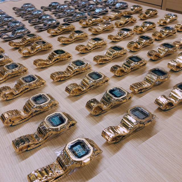 到货、卡西欧小方块、原单品质...金色银色每天都到货！ DDD