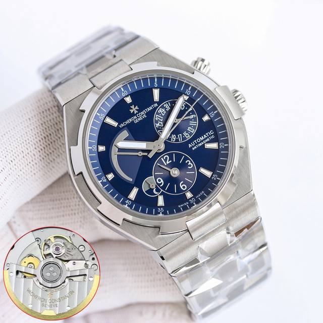 9F Factory 蓝色面 钢带+400 DDD 江诗丹顿Vc纵横四海 47450 升级版 DDD 今天特别推荐 Miyota改一体机 0每小时震荡次数，动力