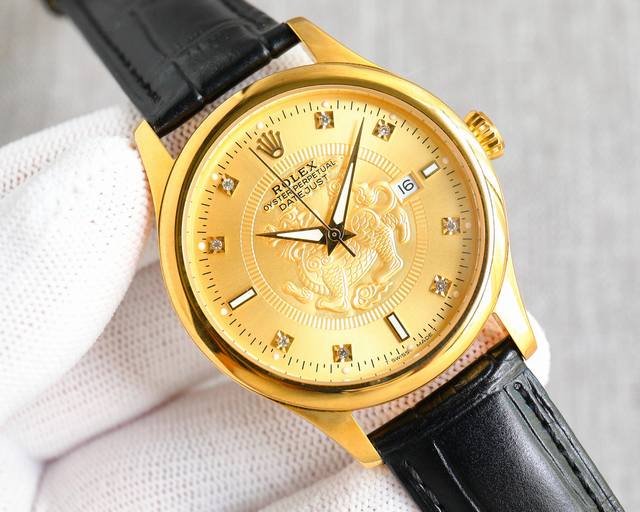 台湾 出品 白 金1040 DDD 台湾 Factory 爆款主推 劳力士切利尼系列 Rolex 招财貔貅 升级版本Hp10男士腕表 采用独特的表盘设计 搭配招