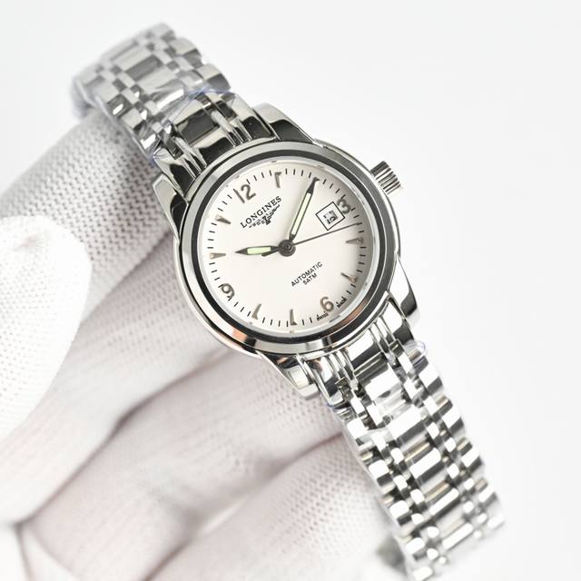 sj出品 新版：Longines／浪琴-Ln2 索伊米亚系列 L4、263．3一7、机械女表。 表式：女士手表。 机芯型号： 瑞士Eta2671自动机械机芯 质