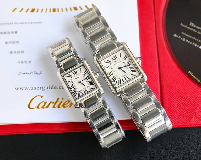 sj出品 光壳 钻壳 台湾厂 Cartier 卡地亚 Tank Must超神巨作 火爆来袭 Af2 尺寸：中33.7*25.5Mm 小29.5*22Mm 1.台