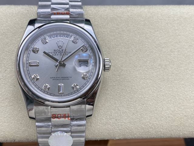 Sk厂 劳力士rolex 双历 星期日志型系列 36Mm 直径 36Mm 机芯 搭载全自动机械机芯 圈口 劳力士ringcommand三角坑纹 光圈 镜面 防刮