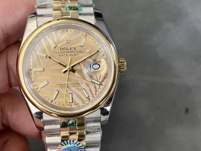 双头粒版本 Sk厂 劳力士rolex 单历 日志型系列 36Mm 直径 36Mm 机芯 搭载全自动机械机芯 圈口 劳力士ringcommand三角坑纹 光圈 镜