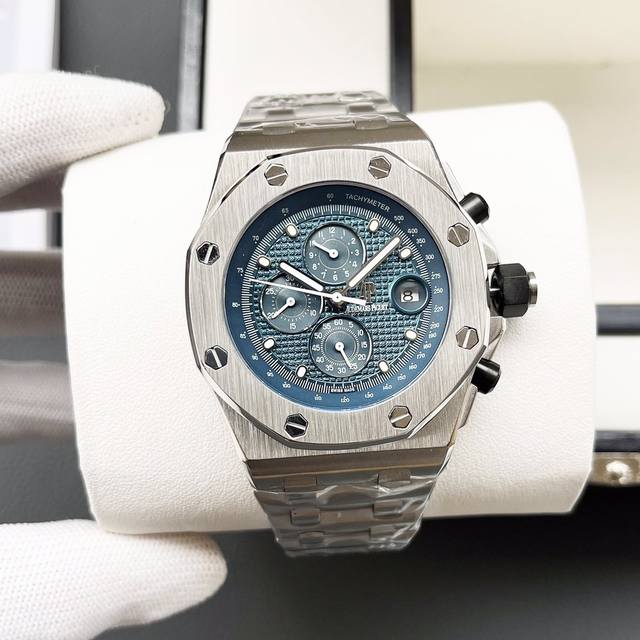 白 玫 量王到货六针精品 重磅上市-与你相约！Ap-爱彼-细节处见高低！顶级腕表技术作品，高超的技造诣大气风格 品牌 ：Ap 爱彼 精品男腕表 大气风格！ 热卖