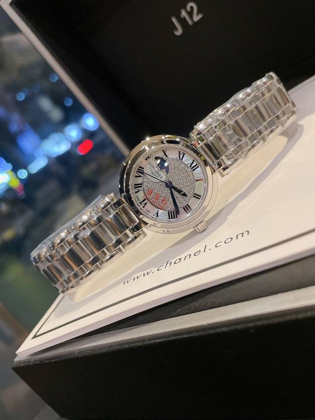 白 玫 浪琴-Longines 爆款浪琴 心月系列石英表手表女简约气质 ！腕表底盖-吊牌-保卡 三码合一 1:1品质 超高性价比、真月相机芯：进口石英机芯 走时