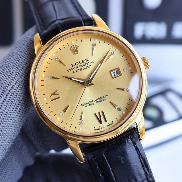 白 金 最新2024爆款主推 劳力士 Rolex 男士腕表 采用独特的表盘设计 搭配而来的是更高档奢华的劳力士， 初识劳力士必憧憬有朝一日能拥有它，戴上劳力士必