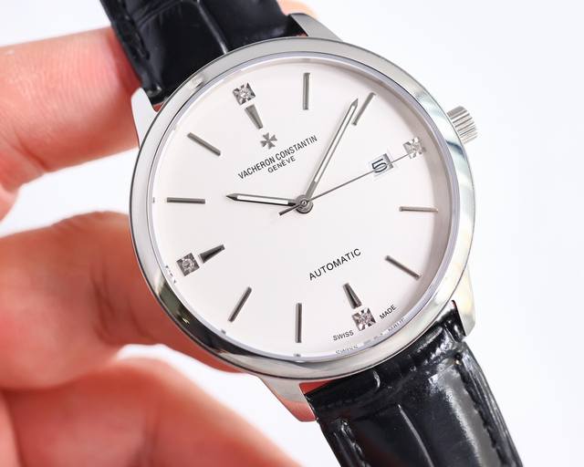 白壳 金壳 2024Tw厂最新款江诗丹顿 Vacheron Constantin 传承系列火热新款男士腕表！ Tw制表师团队历时8个月精心设计，超薄男士自动机械