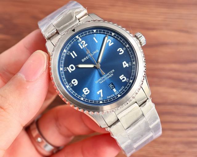 Bls 出品 钢带白壳 黑壳 皮带100 Bls Factory，必属精品百年灵飞行员传奇航空系列，Bn8 经典之作，设计简约大气，时尚优雅，自动机械腕表，它搭