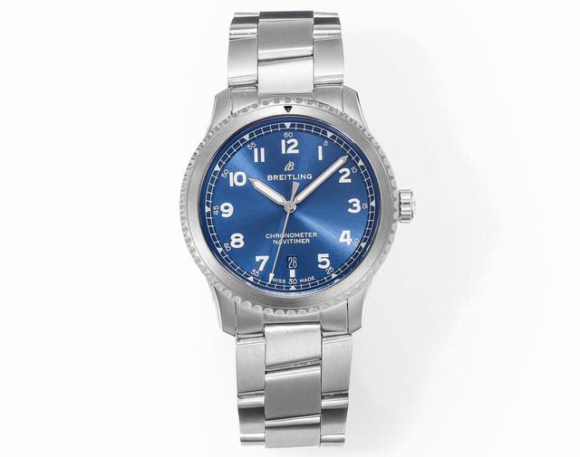 Bls 出品 钢带白壳 黑壳 皮带100 Bls Factory，必属精品百年灵飞行员传奇航空系列，Bn8 经典之作，设计简约大气，时尚优雅，自动机械腕表，它搭