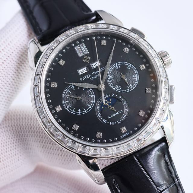 Tw 出品 Tw Factory V4升级版”扣子”升级原装复刻开模，百达翡丽 Pp R72 超级复杂功能计时系列！用心之作，细节方面： 1：团队历时两年多精心