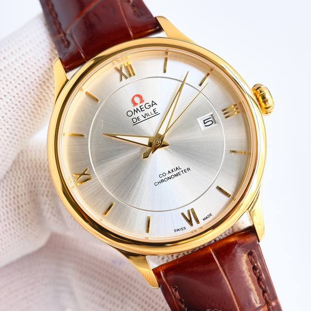 Tw 出品 白壳 金壳 Tw Factory 新款 欧米茄 Omega J25 蝶飞系列 商务腕表火爆上市！简雅大方，商务优选！该表搭载原装进口9015超薄机芯