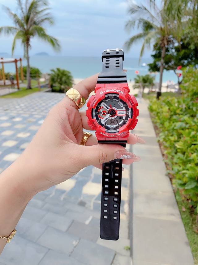 卡西欧、原单版本g110系列所有颜色全部齐防水200米时间 年月 日 星期 闹铃 跑步计时抬手亮灯原单1：1最高版本大量现货 编码：20 338190