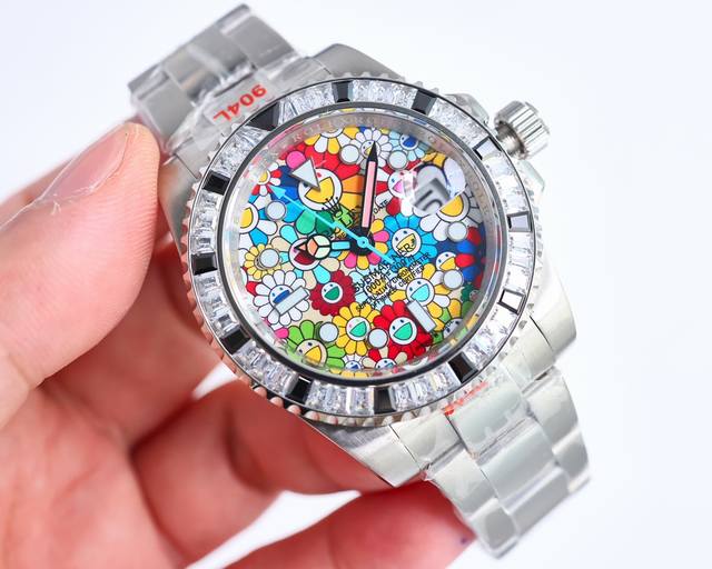 钢带满镶钻统一 钢带不镶钻统一 全新字面 三珠钢带的 五珠钢带 劳力士rolex 奢华极致满天星版本腕表 手工镶嵌打造，密镶顶级施华洛世奇美钻，奢华品质的诠释，
