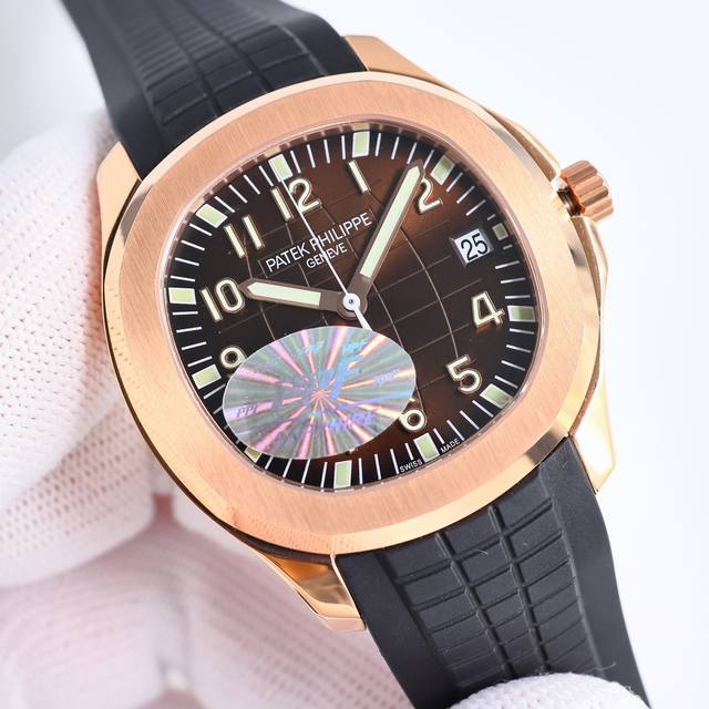 Sj出品 白钢 玫金 最强手雷” Pp 百达翡丽 Aquanaut系列rw1 男士机械腕表，5167A 5168G 5167R系列腕表 独家开发定制百达翡丽pa