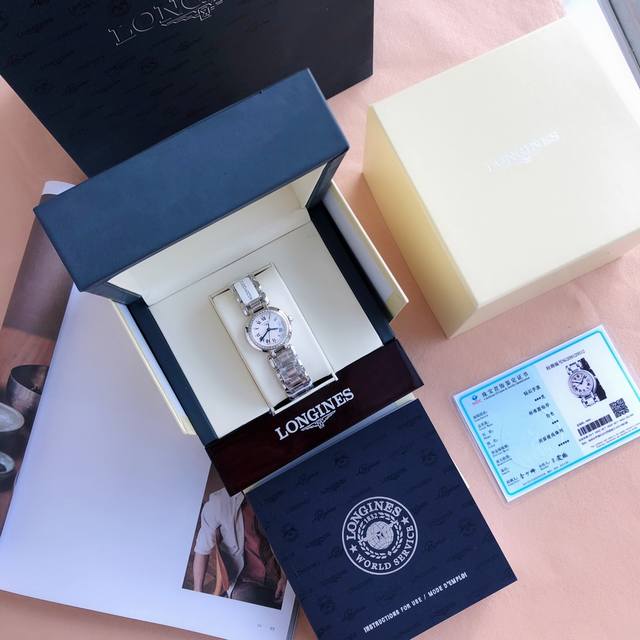 速推！平台爆款。整圈44颗vvs级别真钻镶嵌，表盘搭配烧蓝罗马刻度！浪琴心月 L8 716。入行以来最牛硬货！不要保卡可专柜付费维修！经典不败的浪琴心月系列，体