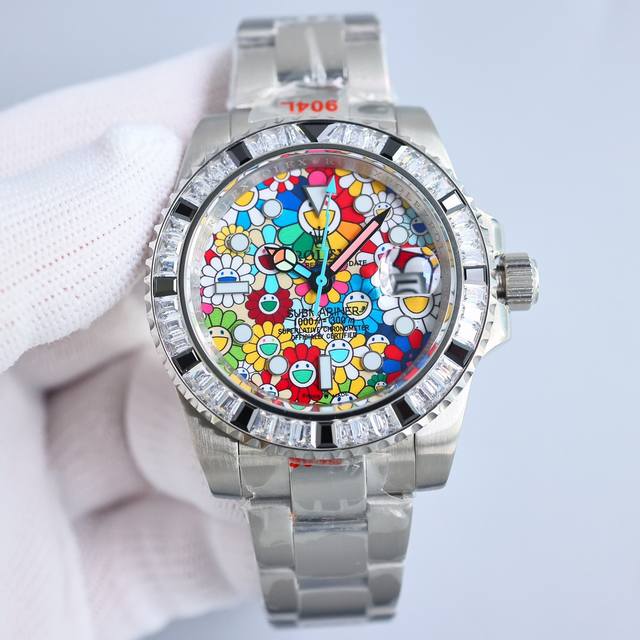 钢带没钻统一价： 满钻统一价： 全新字面 三珠钢带的 五珠钢带 劳力士rolex 奢华极致满天星版本腕表 手工镶嵌打造，密镶顶级施华洛世奇美钻，奢华品质的诠释，