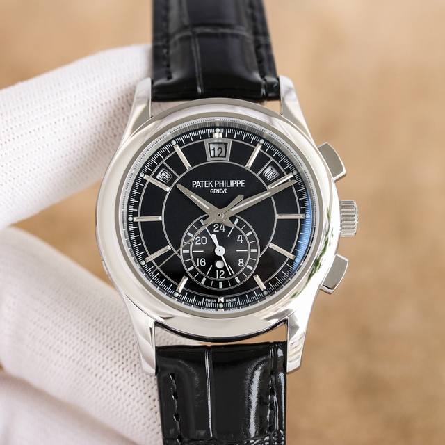 白 金 Twfactory2024墙裂推荐 重金打造经典时计 百达.翡丽复杂功能系列5905R-010重磅登场，迄今推出的首款nautilus复杂腕表，以超复杂