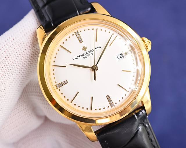 简约而不简单 : 白 ，金 ，Twfactory，台湾厂力作，市场最高版本江诗丹顿历史名作系列3100V 000R_B422万年历多功能腕表，独特浑圆表壳凭借其