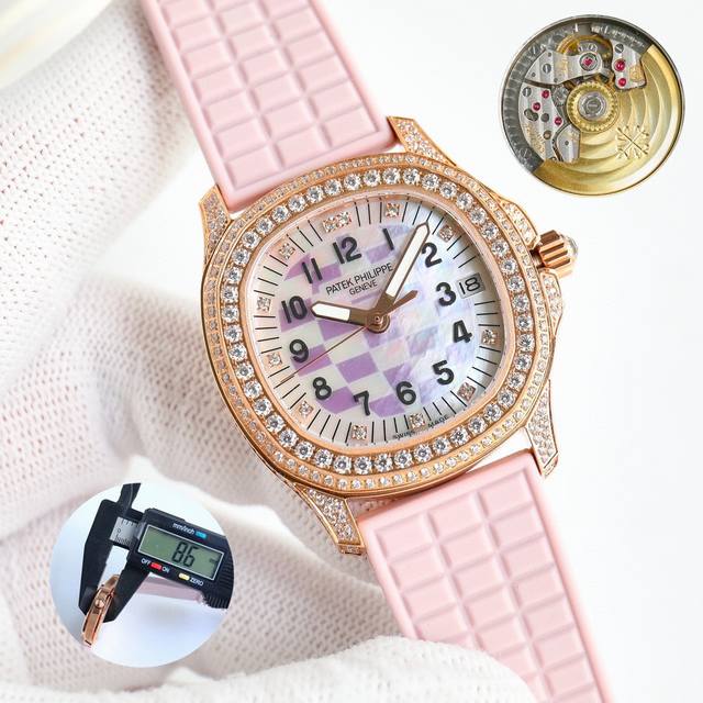 Tw 出品 Tw Factory特惠促销 8.6Mm 超薄机械手雷女款 Pp 百达翡丽 Aquanaut系列机械女手雷横空出世，告别机芯一眼假时代。Ot3 表壳