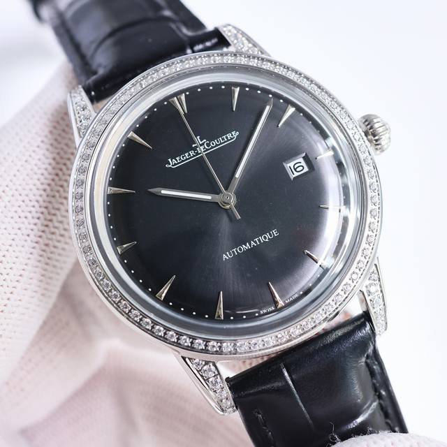 Tw出品 白壳 金壳 积家 Jl 锅盖玻璃 Lp2 机芯9015 大师系列1288420 搭载9015机芯.直径39Mm！316精钢完美复刻原版大师，剔透的蓝宝