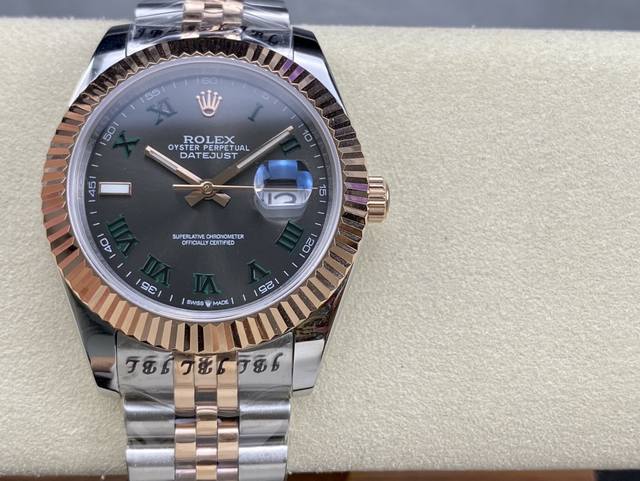 劳力士rolex 单历 日志型系列 41Mm 直径 41Mm 机芯 搭载进口全自动机械机芯 圈口 劳力士ringcommand三角坑纹 光圈 镜面 防刮蓝宝石玻