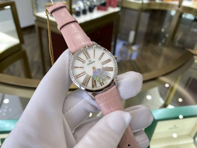 Sj出品 Wwf超级装原复刻 欧米茄 Omega Ms3 蝶飞系列 正品开保模证所有细节复原正品，所有配件%100与正品通用 款式百搭 经融典合时尚 多色可选