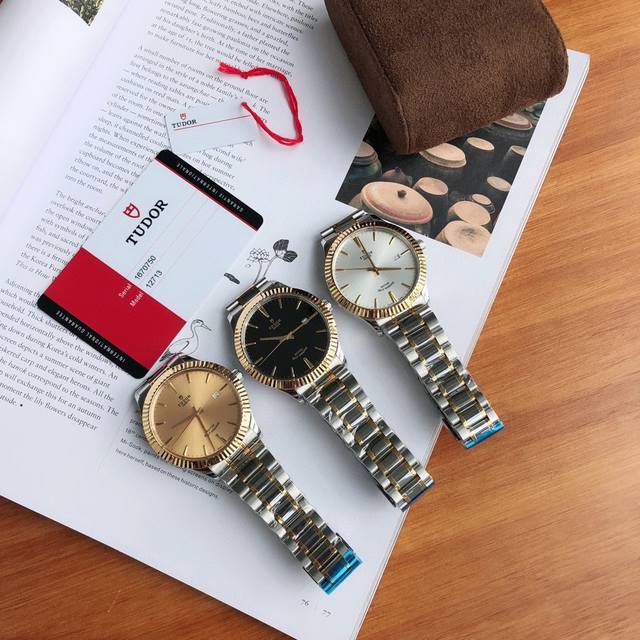 全套包装重磅推出新品帝陀风尚系列，全网首发，在帝陀新品发布时便受到广泛关注，腕表搭载帝陀瑞士进口机芯，走时精准，拥有38小时的动力储备，41毫米不锈钢表壳，磨光