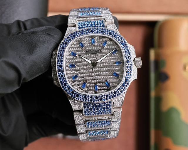 统一价： Gr Factory2024墙裂推荐 重金打造经典时计 百达.翡丽7118女士鹦鹉螺 满钻限量款 少量到货！三款7118满钻腕表分别镶嵌红宝石.蓝宝石