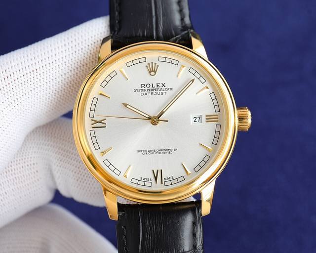 白壳 金壳 店家爆款主推 劳力士 Rolex 升级版本 男士腕表 采用独特的表盘设计 搭配五金装饰钉的3D立体感，整体效果更显高档奢华的劳力士， 初识劳力士必憧