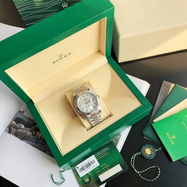 Gd品控，三码合一官方同步全新保卡 贝母面日志 2020全新日志型41Mm男士腕表升级到货官方同步原装热卖爆款，41Mm表径更具时代性的官方更新换代大众适宜尺寸