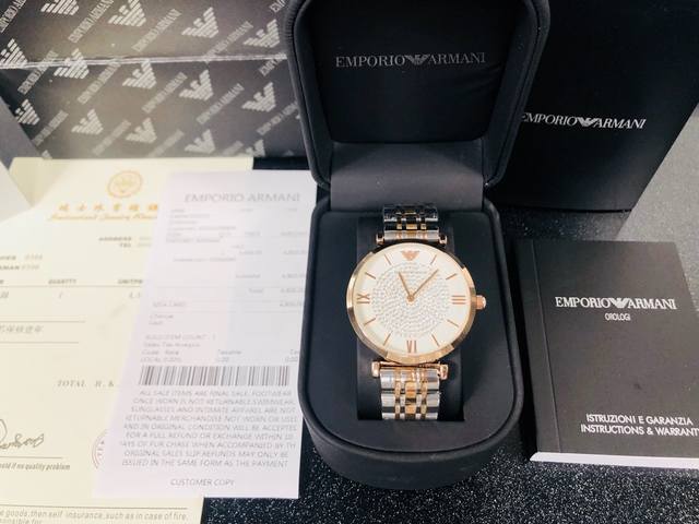 欢迎手表品牌之一 阿玛尼原单男士腕表ar1926 日本进口机芯 316L精钢表壳表带 蝴蝶表扣 表盘直径40Mm 时尚简约 百搭不浮夸[机智][机智] 独家品质