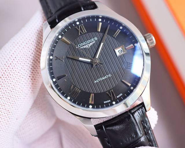 白壳 金壳 钢带+20 浪琴-Longines火爆新品 搭载西铁城8215全自动机械机芯 316精钢表壳 简约时尚 优雅尊贵 矿物质强化玻璃镜面 真牛皮表带 商
