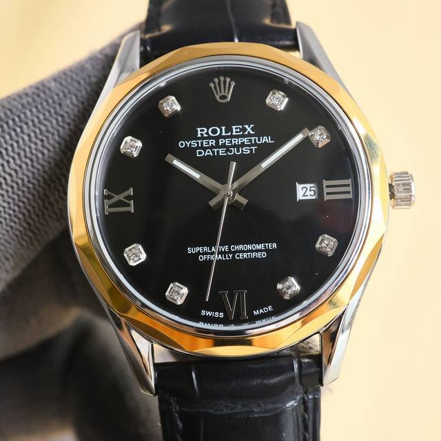 FFF金 钻50 TW：最新款上市，劳力士日志系列推出，做工精细，品质优越！ 采用8215全自动进口机芯，走时精准，表圈采用钨钢材质打造的完美棱角形圈口，表壳釆