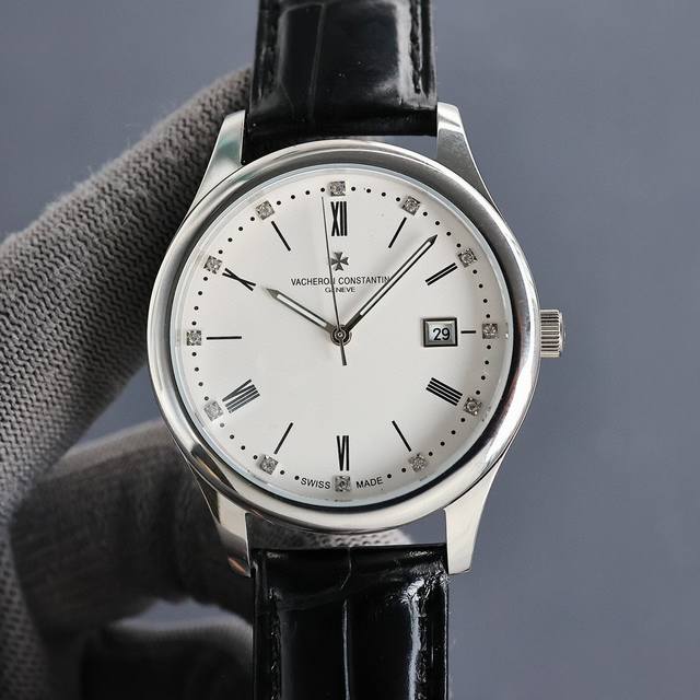 FFF金 ②0②④新款江诗丹顿尊贵版，为每一位president精心设计，佩戴舒适，送礼最佳，放心购买，机芯：全新进口8215 零返修 尺寸40mm，材质316