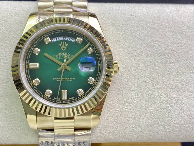 Sk厂 劳力士rolex 双历 星期日志型系列 40Mm 直径 40Mm 机芯 搭载全自动机械机芯 圈口 劳力士ringcommand三角坑纹 光圈 镜面 防刮