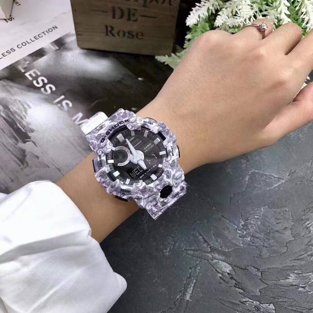 Ga 白虎到！Casio卡西欧 G-Shock Ga- Se系列、拼色 防水运动手表男女潮流、55Mm、200米防水、24小时制、闹钟、整点报时、有量来谈 11