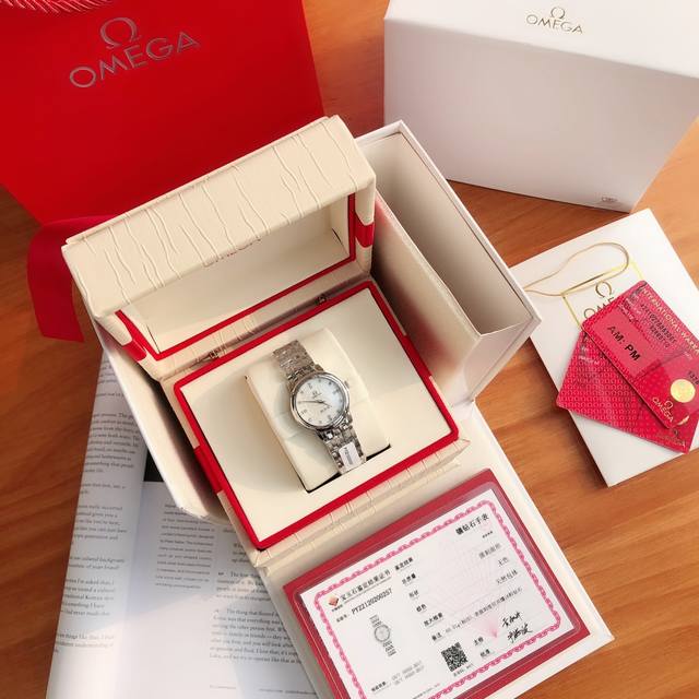 一表三码、底盖 、保卡、吊牌一一对应！原单硬货！Omega欧米茄钻石腕表！挑战完美，表盘尺寸27Mm_ 搭载原装cal.1376机芯，支持任意拆机查验！内镶钻1