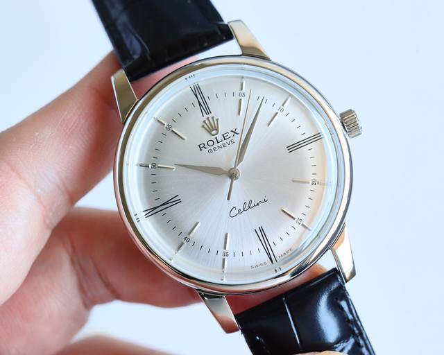 白 金玫 Rolex劳力士 .切利尼，一块彰显绅士风度，适合参加各种活动场合的不二之选的男士腕表 搭载着精准稳定的9015进口机芯.每小时振频28800次，零返