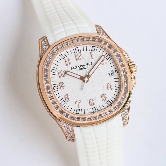 白 -金 全新版本满镶T钻-手雷系列，搭配定制版机Cal.324一体机自动上链机芯，机芯摆轮与原装相同位置！直径40Mm！超薄厚度8.6Mm 市面全新版本满镶T