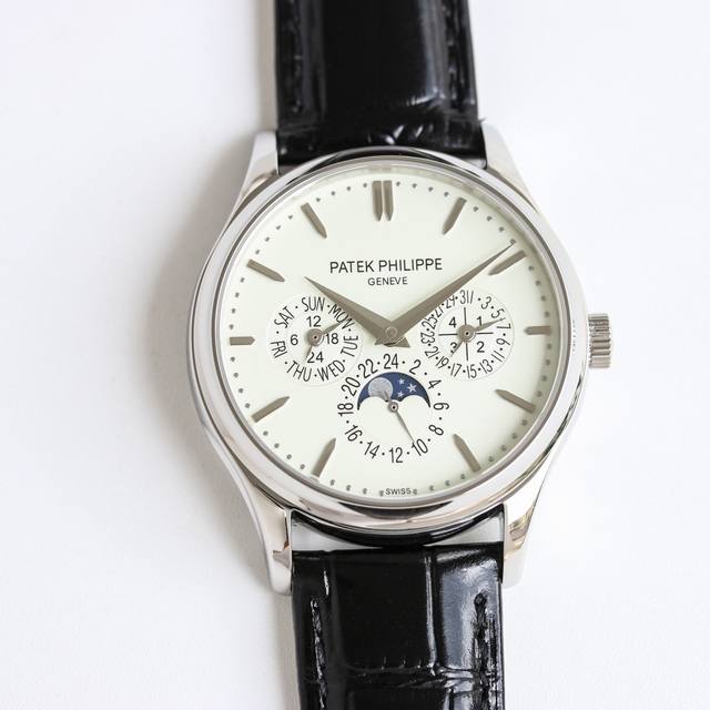Tw 出品 白壳 金壳 百达翡丽 P Rk1 超级复杂功能时计5327、5140系列腕表，万年历中最经典的款式。 表径为正装39Mm，大小适中，适合各类行业人士