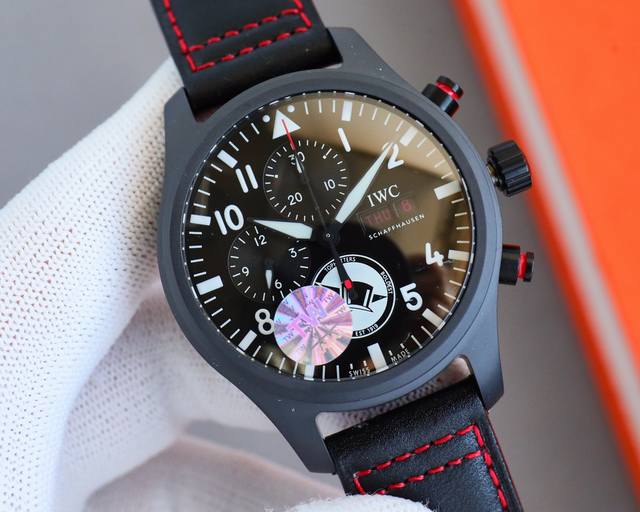 统一价： Tw全面升级Iwc最新陶瓷腕表 万国 飞行员计时腕表震撼来袭， 秒杀市场所有版本，细节与配合更细腻 匠心精神，精雕细琢V2板本 秒杀市场所有版本 外观