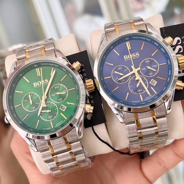 Boss 男士石英手表，彰显非凡格调！ 简约大气的设计，尽显男士的沉稳与干练。 石英机芯精准走时，让您时刻把握每一刻的精彩。优质的表带材质，舒适耐用，陪伴您度过