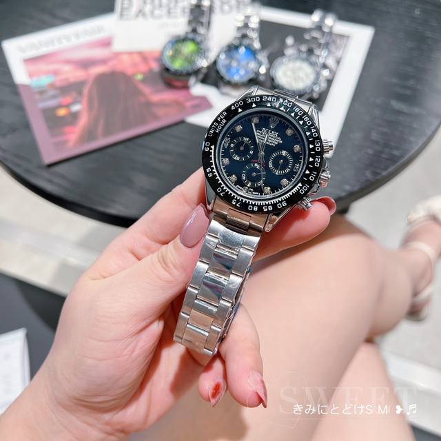 新款 劳力士Rolex宇宙计型迪通拿1 08腕表！原版一比一开模，石英机芯，直径40Mm，颜色更突出，光泽更明亮，！ 原装隐形麦头，最新神器！一直被模仿，从未被