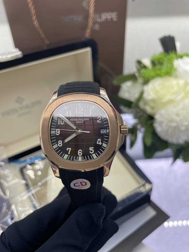 独家实拍图 百达翡丽鹦鹉螺 复刻版本，全自动机械表，男士腕表 Patek Philippe Automatic Mechanical Watch, Men's