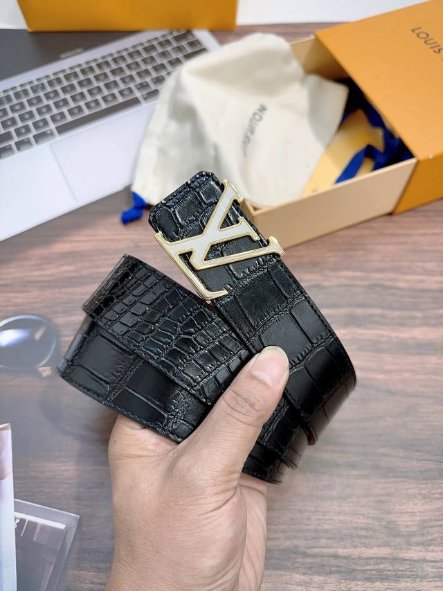 特 Lv专柜同步新款商务休闲款上班族最爱宽度4.0Cm,818805